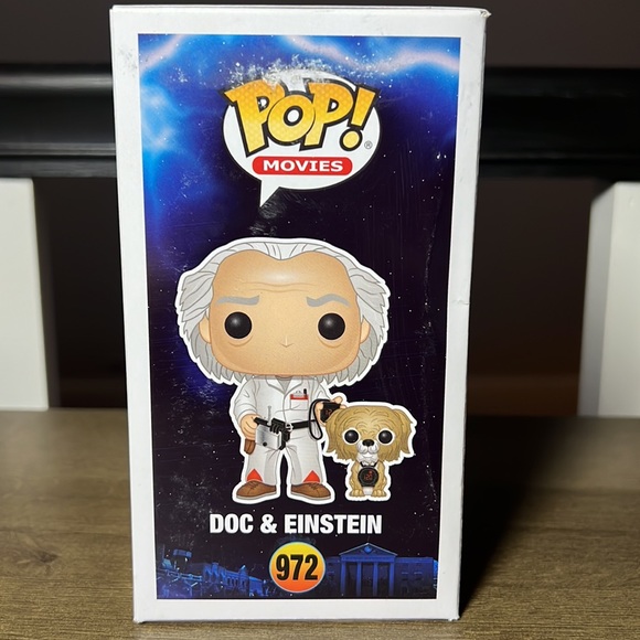 Funko POP! Back to the Future, Doc & Einstein 972 - Picture 4 of 7